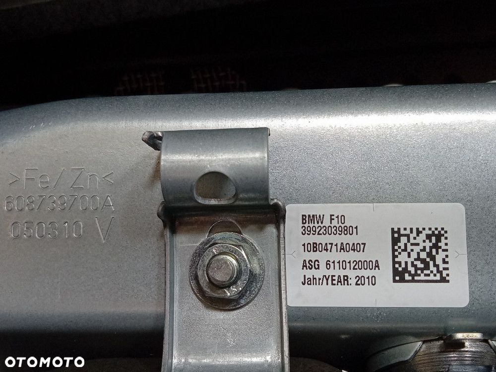 BMW 5 F10 F11 DESKA ROZDZIELCZA KOMPLET NAPINACZE AIRBAGI LEDER DAKOTA - 9
