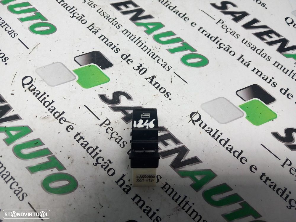 Botão / Botões / Comutador Vidro Dto Skoda Superb Ii (3T4) - 1