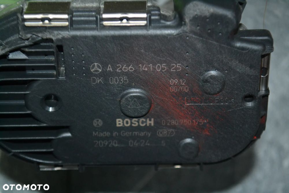 MERCEDES PRZEPUSTNICA POWIETRZA BOSCH ORYGINAŁ 2661410525 0280750175 - 2
