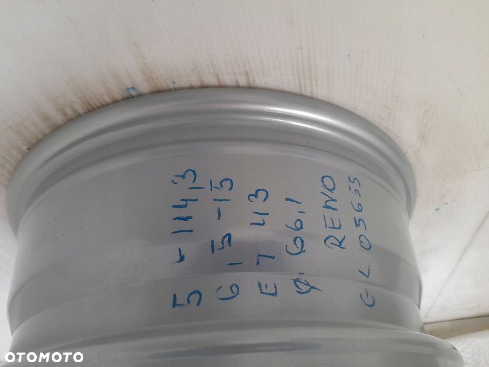 Felgi aluminiowe Renault OE 6.5 x 15 5x114.3 et43 - 6