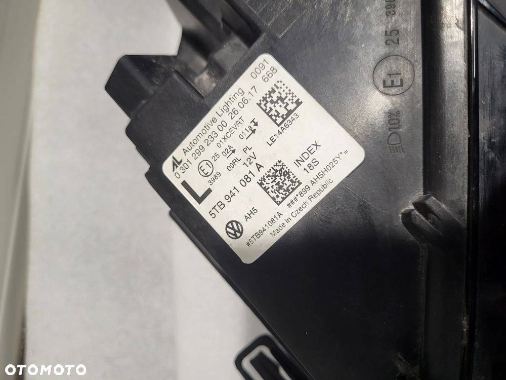 Volkswagen Touran II 5TB FULL LED PRZÓD STRONA LEWA 5TB941081A - 5