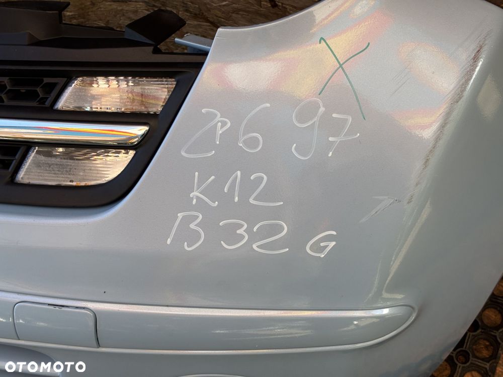NISSA MICRA K12 B32G ZDERZAK PRZÓD  PRZEDNI  KRATKA  KOMPLET 62022BC240 - 2