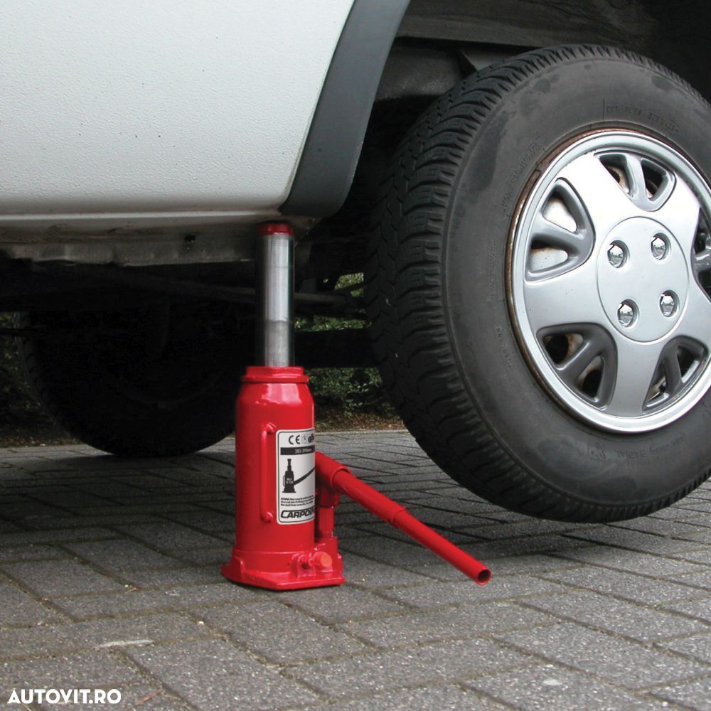 Cric hidraulic Carpoint 10 Tone cu deschidere 20.5-39.0cm - 2