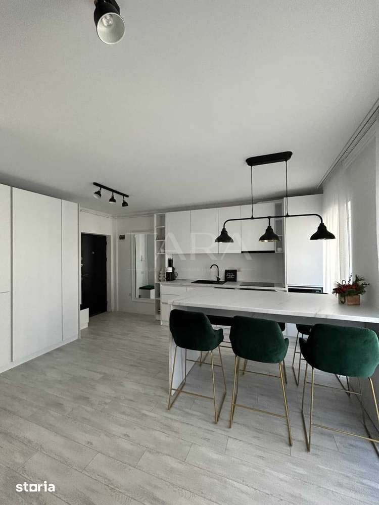 Apartament complet utilat, cu balcon de 10 mp și parcare cu CF — fotografia 1