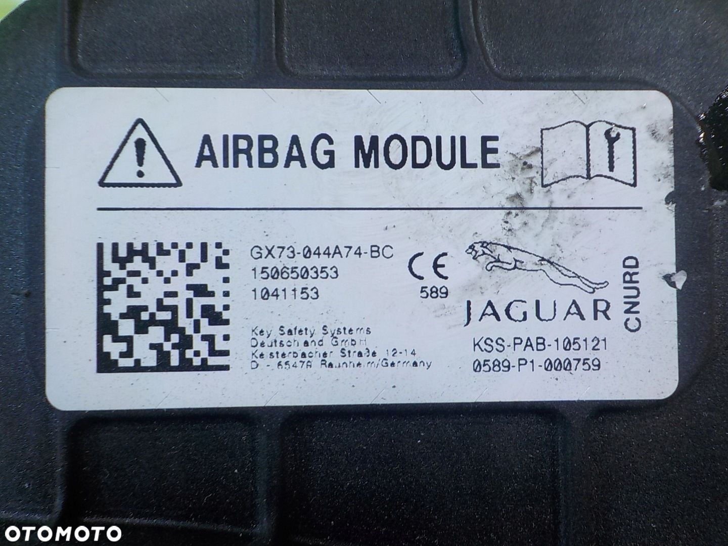 JAGUAR XE 2.0 D 15r SEDAN 4D AIRBAG poduszka pasazera GX73-044A74-BC - 3