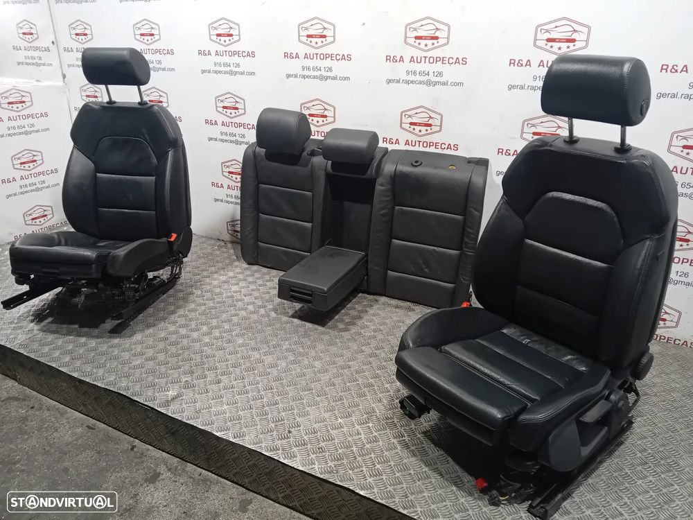 Conjunto de Bancos Audi A3 Sportback 8P Pele Original - 2