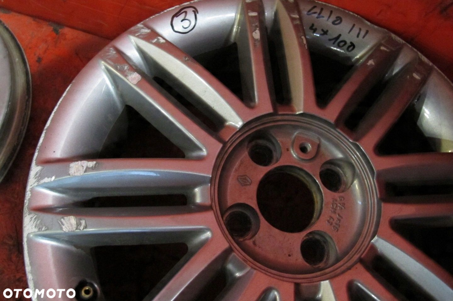 RENAULT CLIO 3 III FELGI ALUMINIOWE 16 4x100 6.5J ET43 KOMPLET - 11