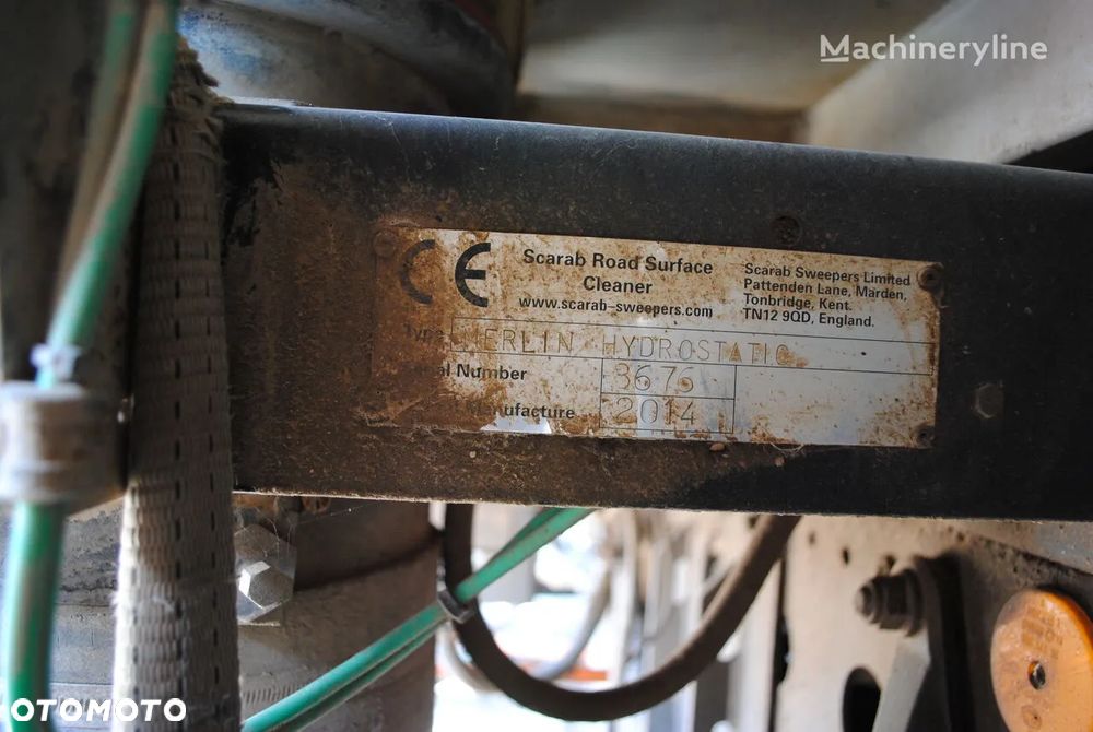 SCARAB MERLIN Hydrostat Euro 6 2014 Szczotki L/R PM10 Zamiatarka na części - 8