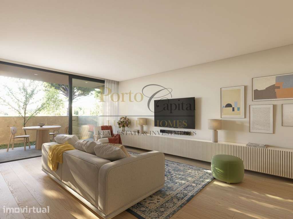 Apartamento T2 | Orientação Solar Sul | Piscina e Jardim | Valadares - Grande imagem: 2/16