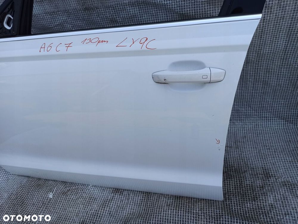 AUDI A6 C7 4G0 DRZWI LEWE PRZEDNIE PRZÓD LY9C KOMPLETNE W KOLOR 130 MIKRON - 6