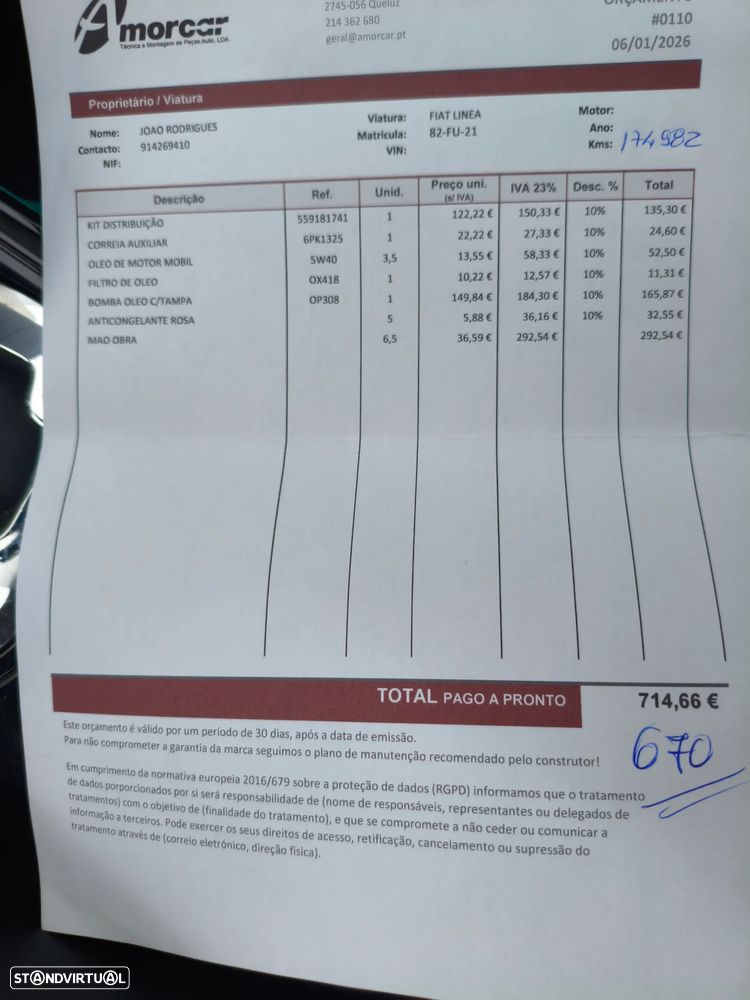 Fiat Linea 1.3 M-Jet Emotion Dualogic - 7