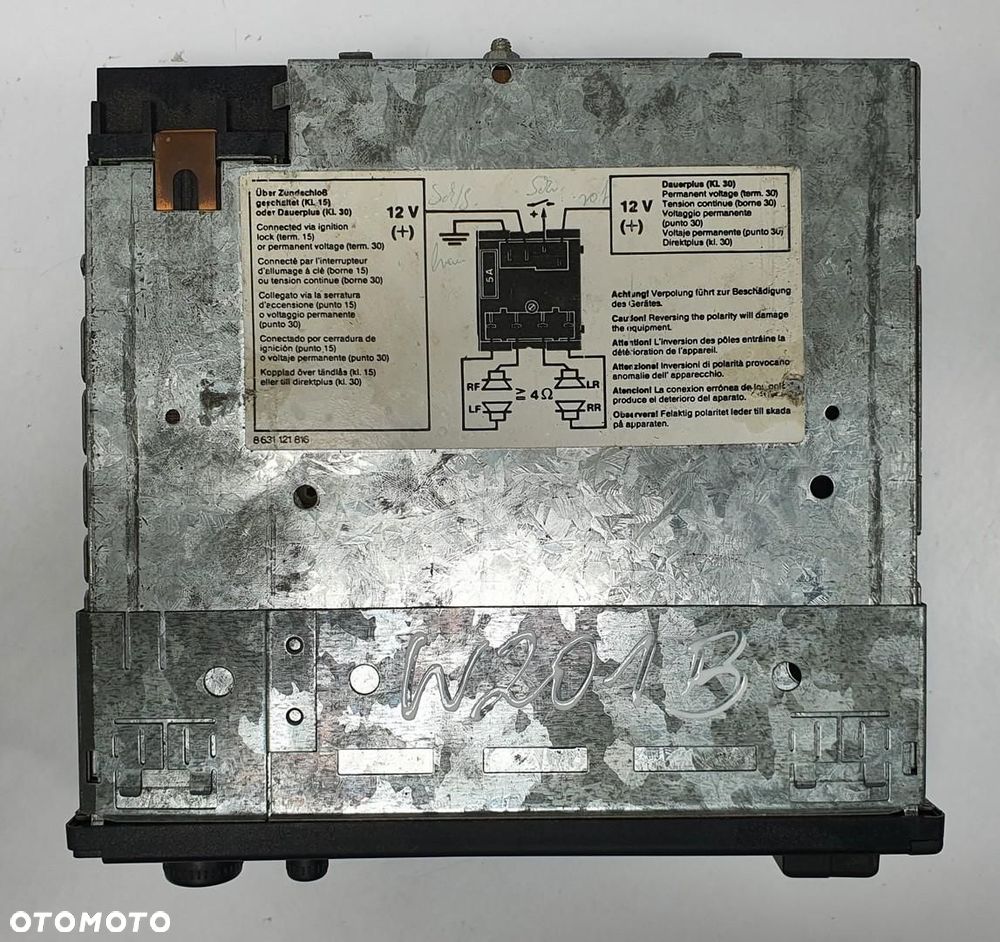 RADIO KASETA BLAUPUNKT GREIFENSTEIN ACR 20 8631121816 7649872055 - 2