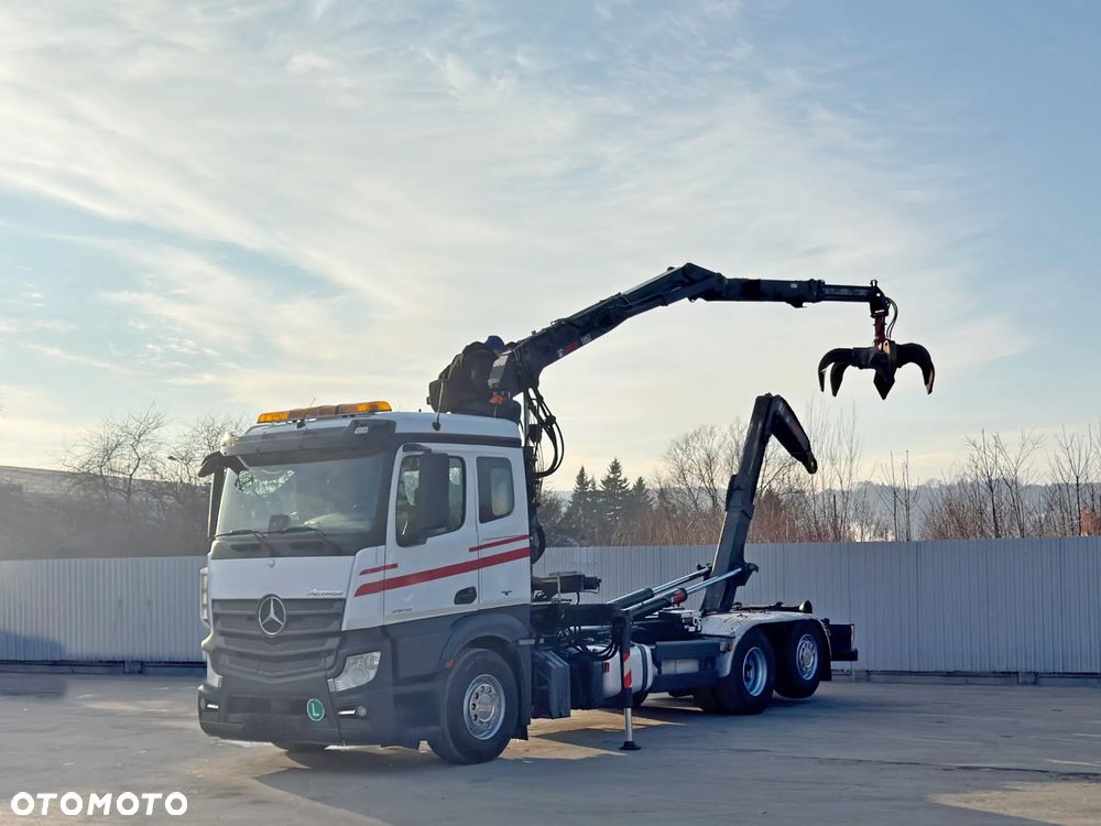 Mercedes-Benz ACTROS 2542 * HAKOWIEC * LOGLIFT 105 Z * STAN BDB - 2