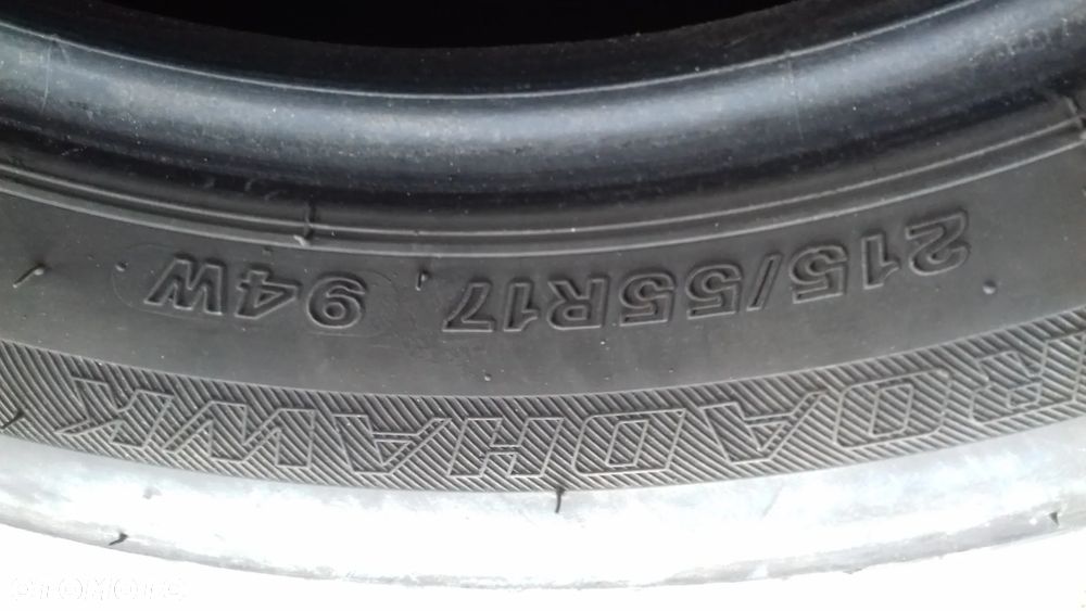 2 opony letnie firestone roadhawk 215/55/17 4mm - 6