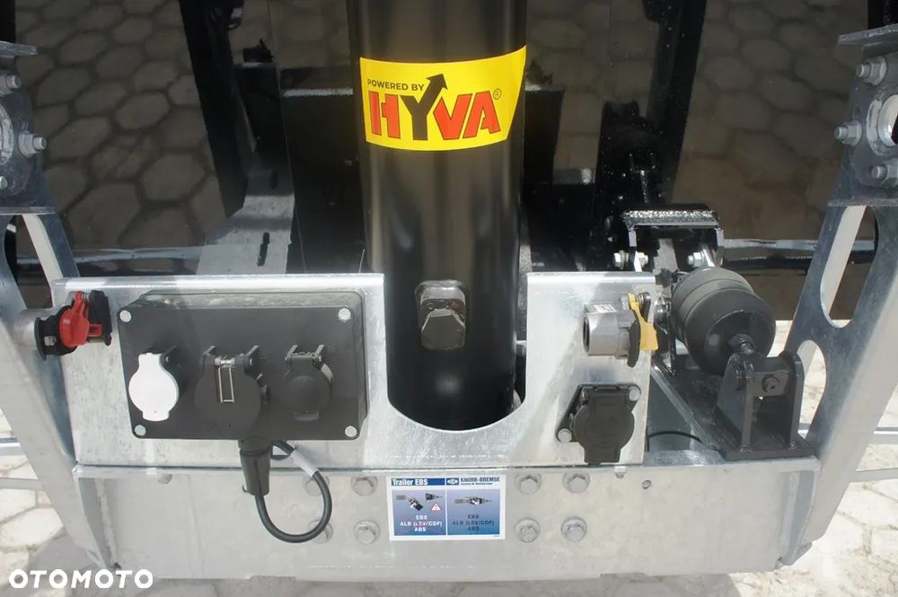 Zaslaw 28 m³ / 4.990 kg !! super lekka naczepa wywrotka z klapą ! - 34