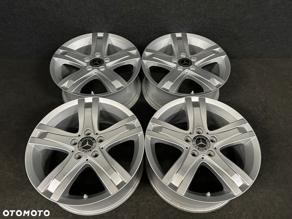 Alufelgi Mercedes GLK, C-Klasa W204, W205, E-Klasa W212 17 cali 5x112 4szt. Ładne z czujnikami! - 3