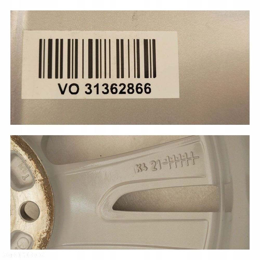 FELGA VOLVO XC60 II 7,5x18 18 ET50,5 5x108 31362866 - 15