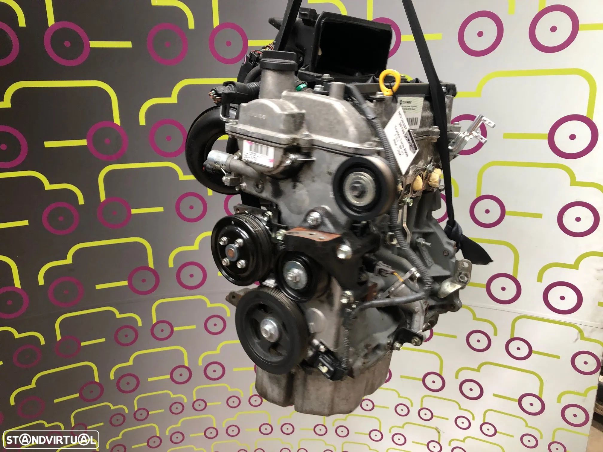 Motor Toyota Yaris 1.3 i 87cv de 2008 - Ref. 2SZ  -  NO. 20337 - 1