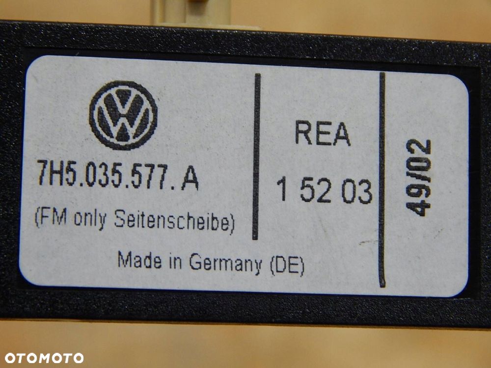 vw t5 multivan moduł wzmacniacz anteny radia 7h5035577a - 3