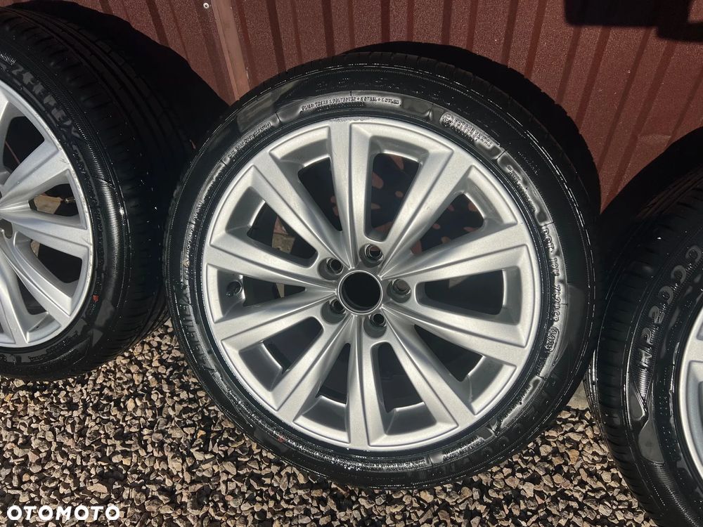 KOŁA FELGI ALUFELGI OPONY VW POLO 215 45 16 2023 rok ŁADNE OPONY 7mm - 3