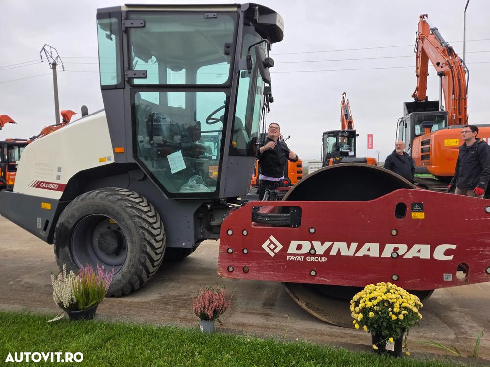 Dynapac CA1400, 7,7 tone, 2022, 317h, latime tambur 1,7m, cabina inchisa cu Aer conditionat, motor KUBOTA 75CP, lungime 4,5m, inaltime 2,7m, Certificat CE, produs in SUEDIA, posibilitate leasing 4 ani-PROMOTIE 53.900 Eur+Tva - 12