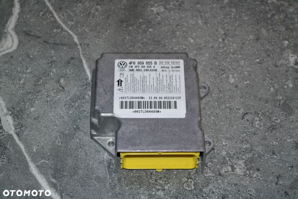 AUDI A6 C6 SENSOR STEROWNIK PODUSZEK POWIETRZNYCH AIRBAG 4F0959655B