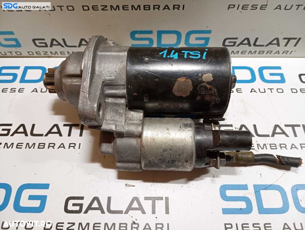 Electromotor cu 10 Dinti Volkswagen EOS 1.4 TSI CAVD CTHD CAXA 2006 - 2016 Cod 0001121408 02Z911023E [M7210] - 4