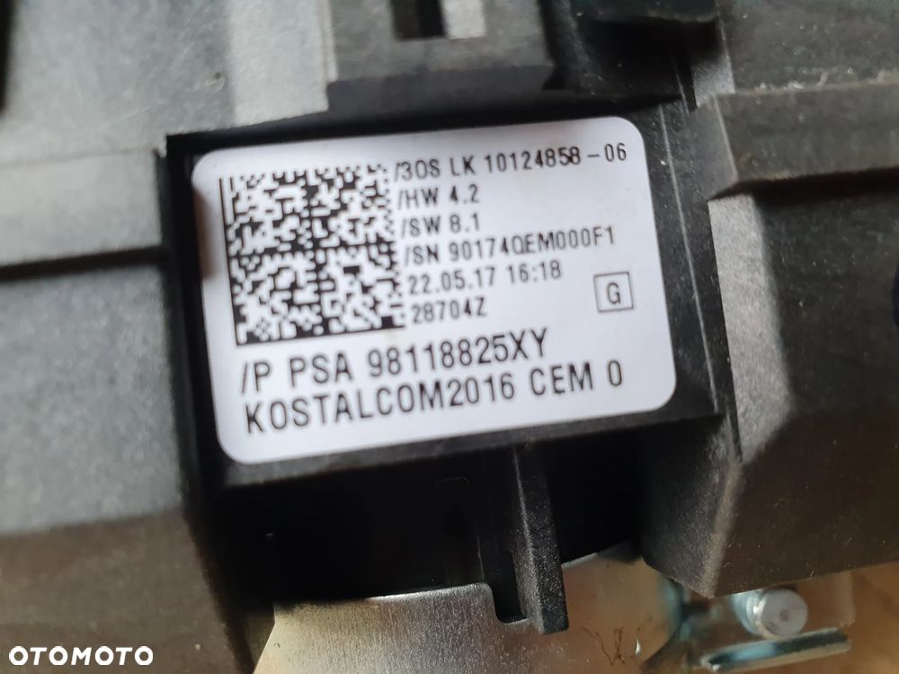 PRZEŁĄCZNIK ZESPOLONY MANETKI 98289623YX VAUXHALL GRANDLAND X 17- - 5
