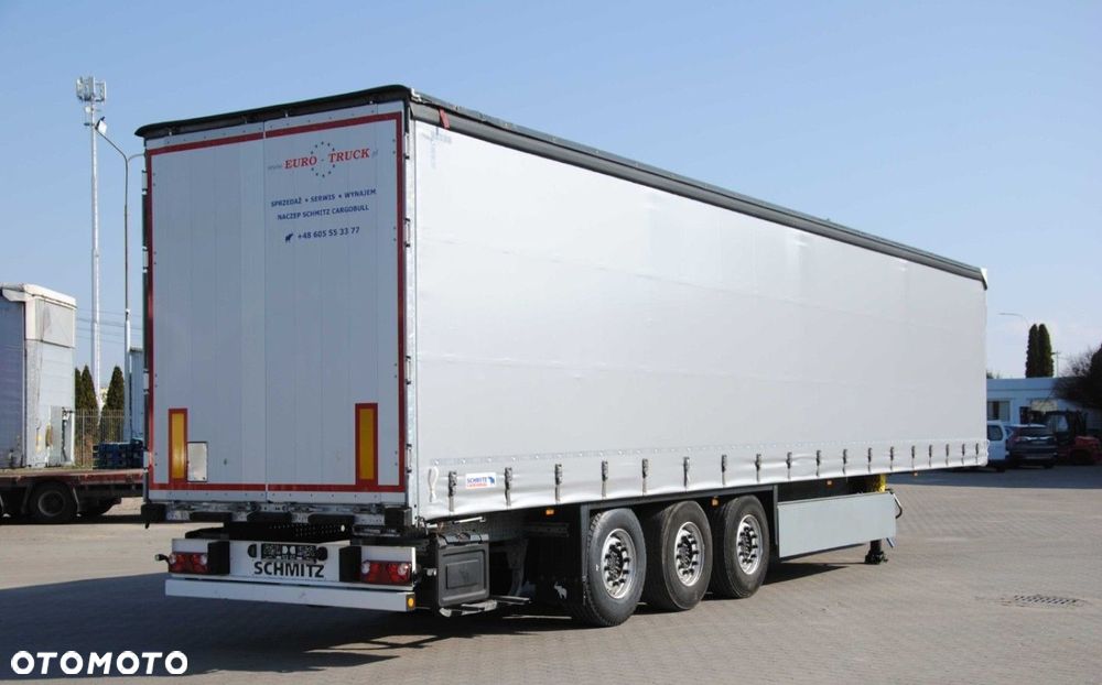 Schmitz Cargobull SCS kurtyna, podnoszona oś - 3