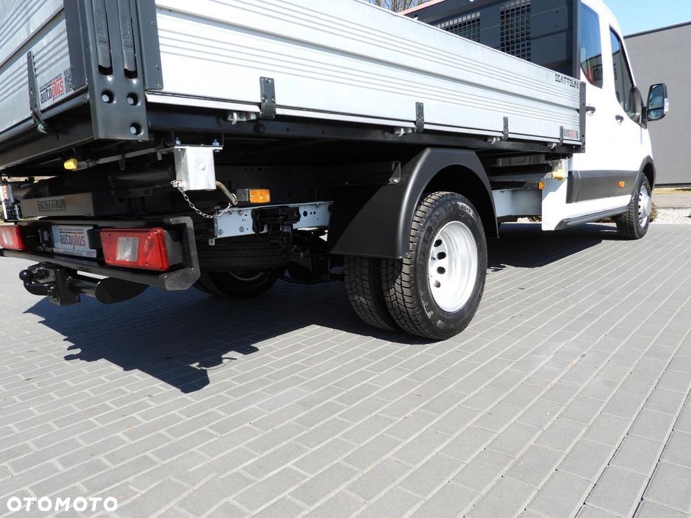 Ford TRANSIT WYWROTKA TROJSTRONNA PODWÓJNA KABINA DOKA 7 MIEJSC TEMPOMAT BLIŹNIACZE KOŁA KLIMATYZACJA  130KM - 19