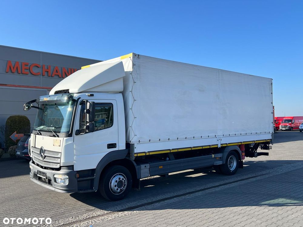 Mercedes-Benz ATEGO 1230 EURO 6 PLANDEKA+WINDA 1500 kg - 1