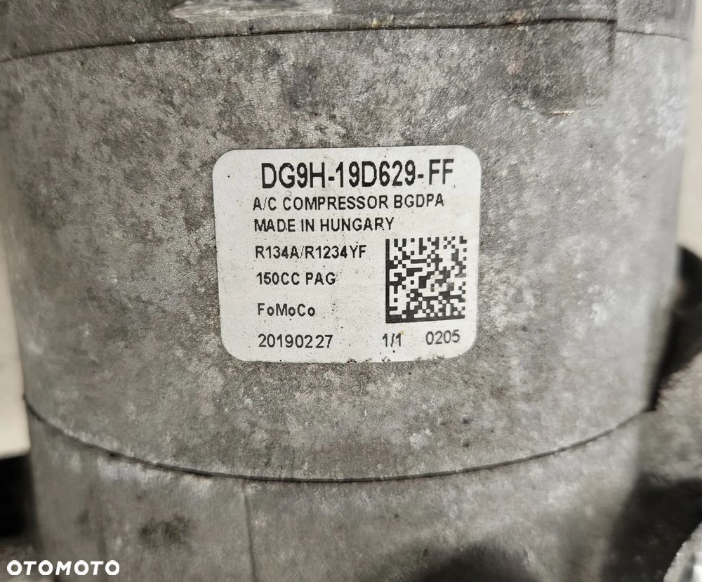 Ford Focus MK3 1.0 Ecoboost sprezarka kompresor klimatyzacji DV61-19D629-FD-FG CV61-FC DG9H-19D629-FF - 13