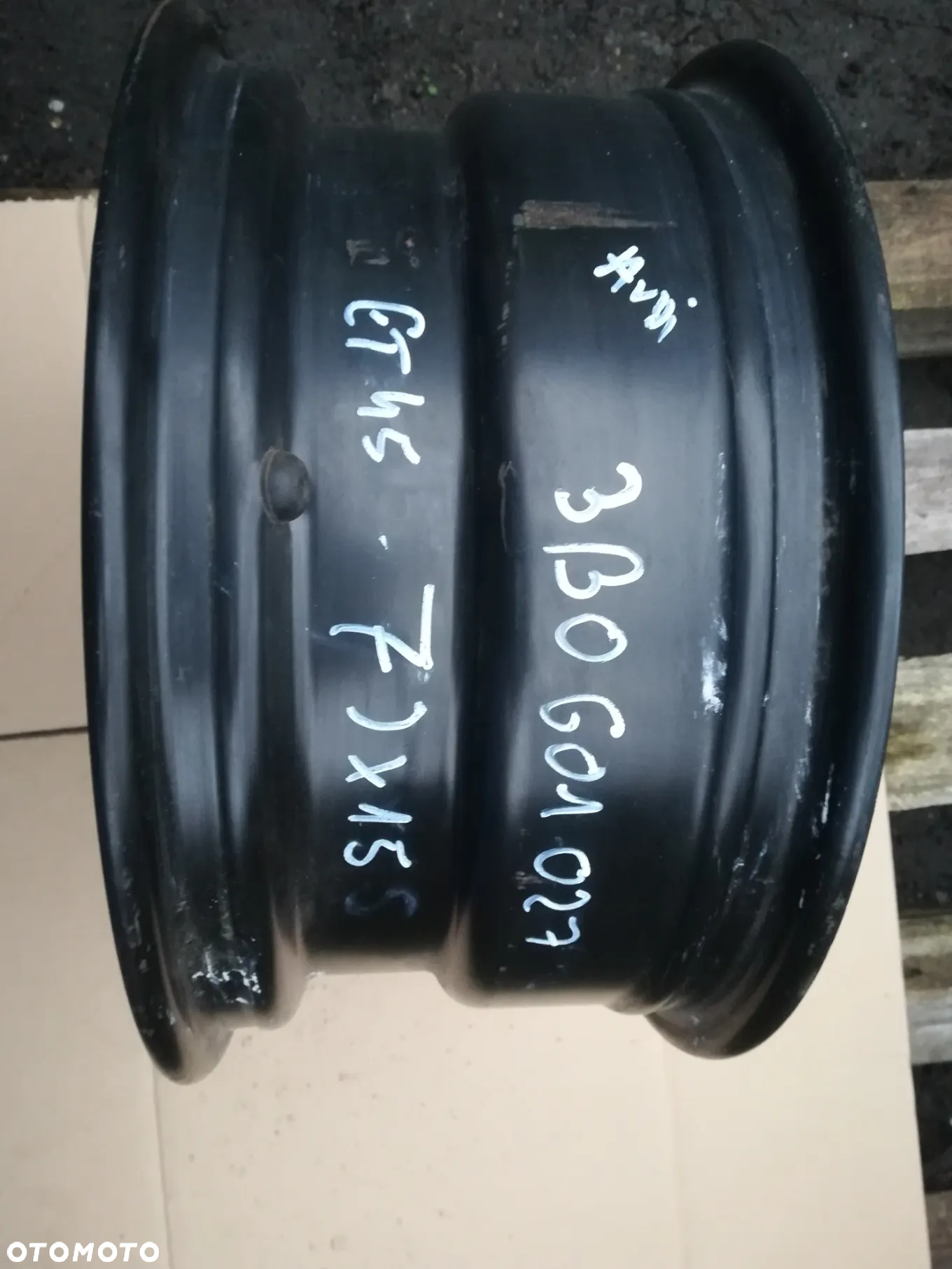 Felga stalowa Audi/VW PASSAT B5 5x112 7jX15 Et 45 oryginalna - 2