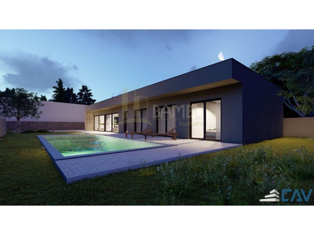 Moradia T3 de Arquitetura Moderna com Piscina - Em Construção - Grande imagem: 2/26