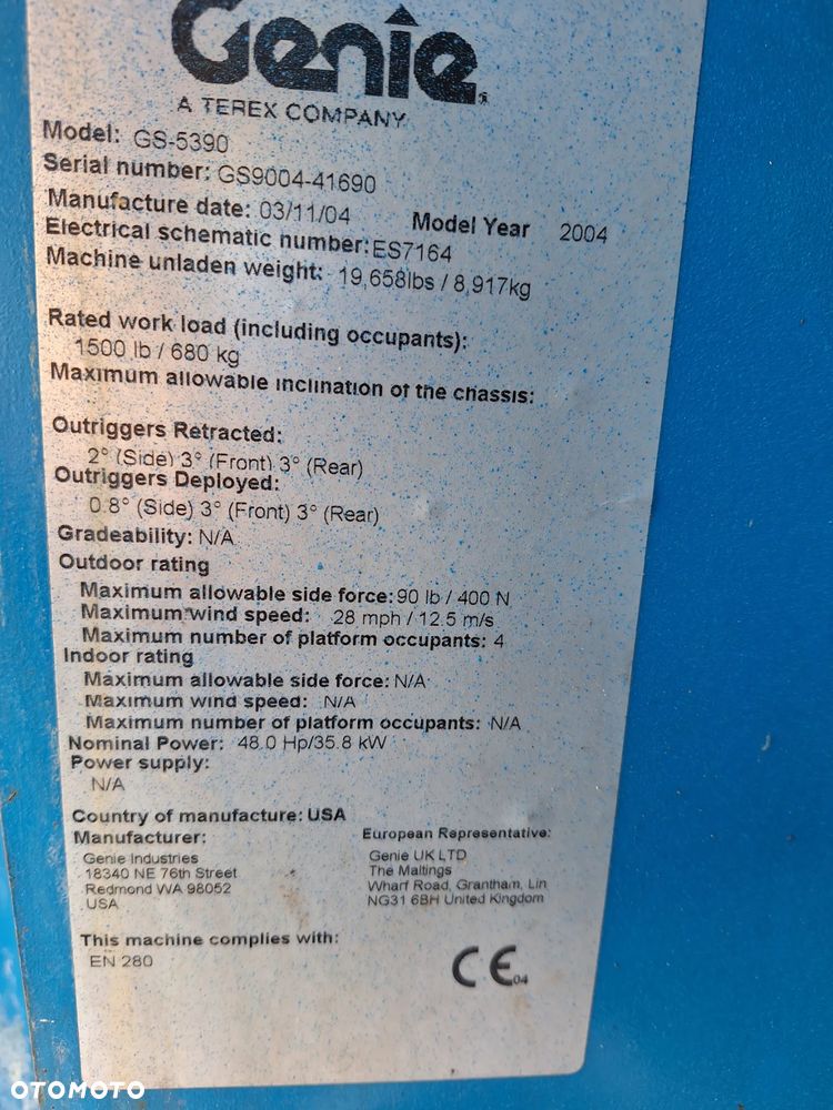 Genie GS-5390 - 14