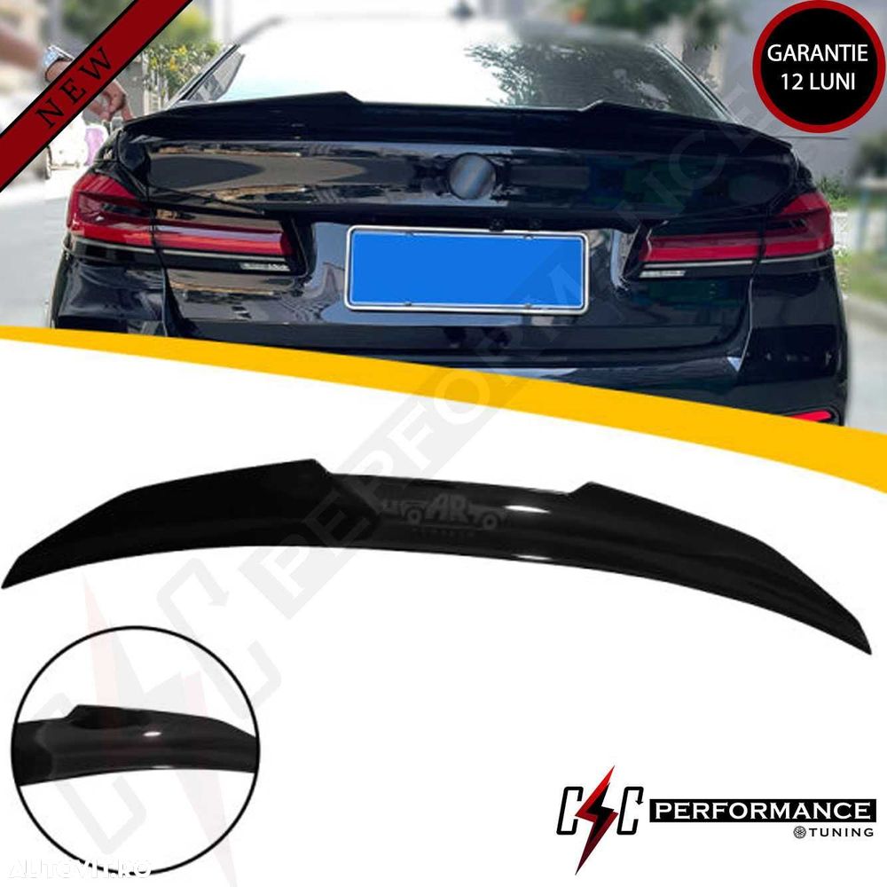 Eleron Lip Codita Portbagaj BMW G30 High Kick PSM, Negru Lucios - 2