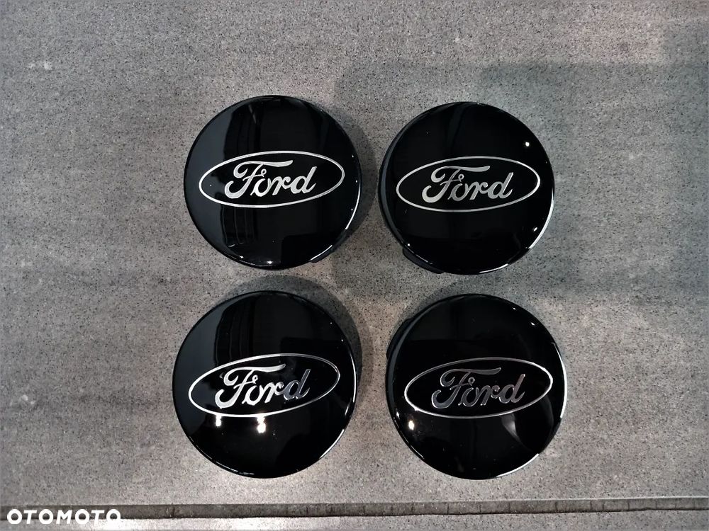 Nakładka środkowa czarny z logo Ford - kołpak - zaślepka alufelgi 2037230 - 3