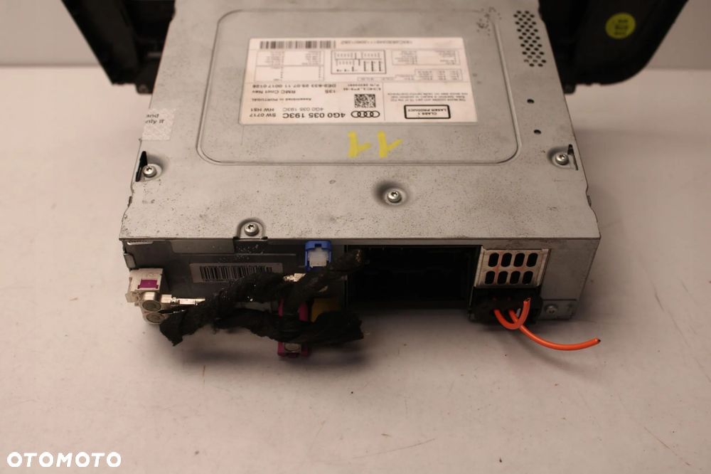 AUDI A7 C7 4G 10R- RADIO RADIOODTWARZACZ NAWIGACJA CZYTNIK 4G0035193C - 6