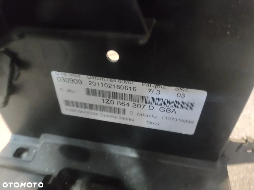 PODŁOKIETNIK TUNEL SKODA OCTAVIA 2 EU MATERIAŁOWY WYSYŁKA !!! - 6