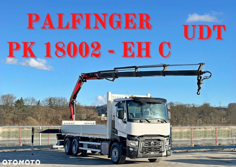 Renault C 380 * SKRZYNIA 6,80 m + PK 18002 - EH C + PILOT * STAN BDB! /6x4