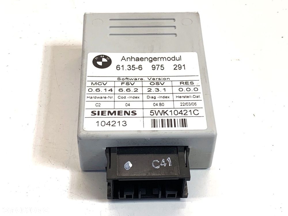 MODUŁ HAKA BMW 3 (E90) 2004 - 2012 318 i 95 kW [129 KM] benzyna 2005 - 2007 6975291 - 1