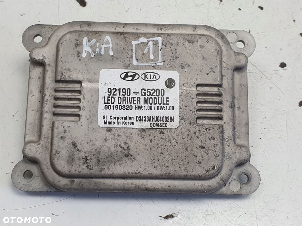 Kia Niro MODUŁ LED przetwornica 92190-G5200 - 9