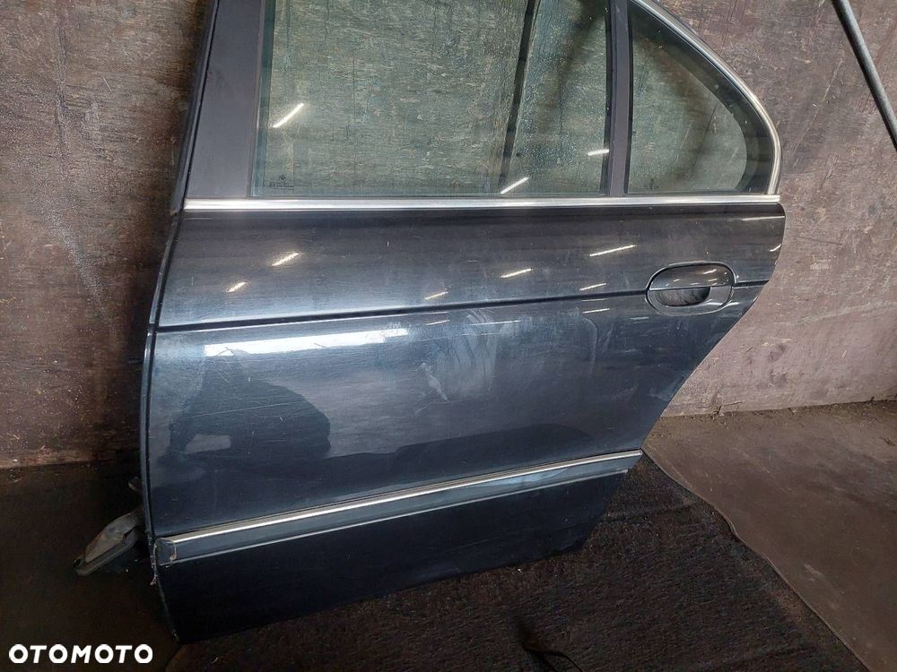 DRZWI KOMPLETNE LEWY TYŁ BMW E39 SEDAN COSMOSSCHWARZ METALLIC - 2