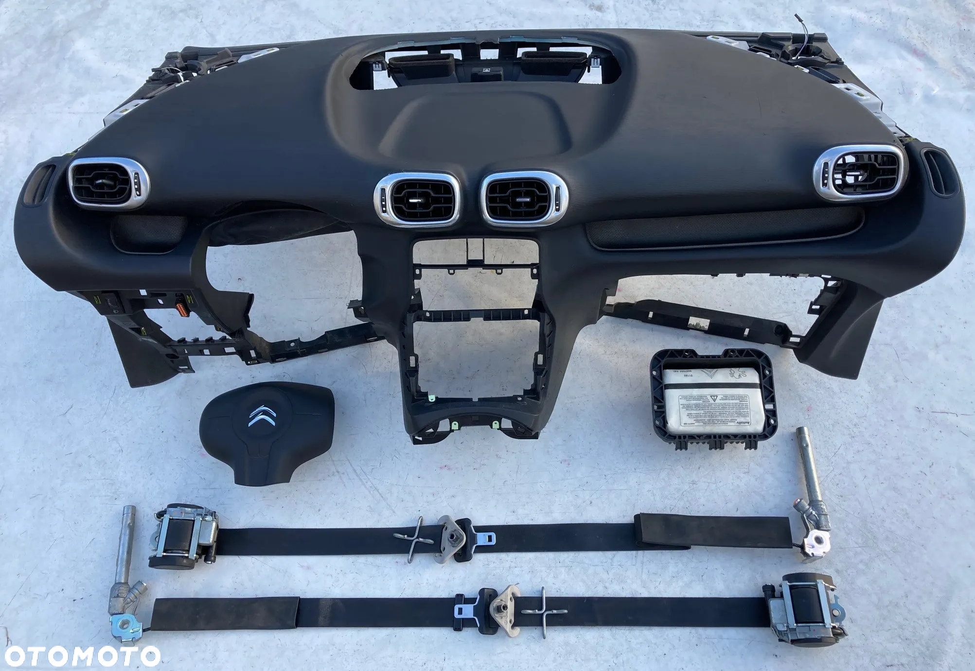 CITROEN C3 PICASSO FL LIFTING PO LIFTINGU  AIRBAG PODUSZKA POWIETRZNA KIEROWCY PASAŻERA PODUSZKI POWIETRZNE PASY   NOWY KOMPLET   OKAZJA !!! - 6