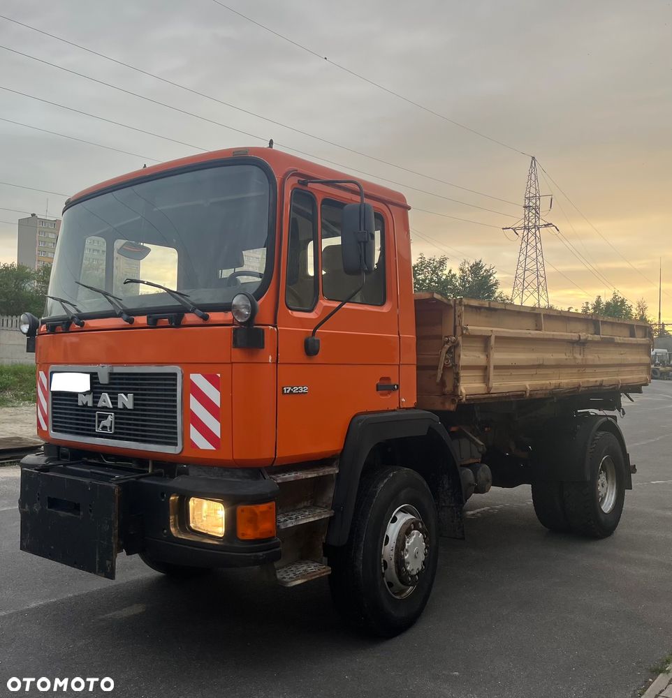 MAN 17 232 4x4 WYWROTKA EURO 2 - 6