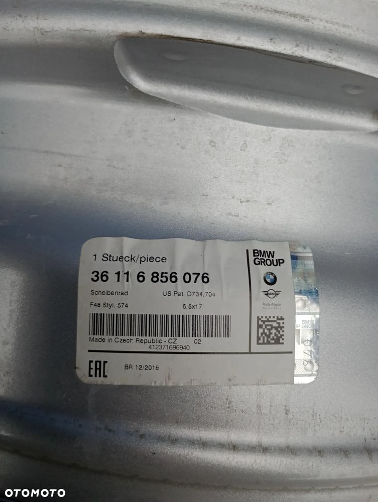 FELGI ALUMINIOWE 5x112 R17 ET39 6,5J BMW SERIA 1 SERIA 2 X2 - 9