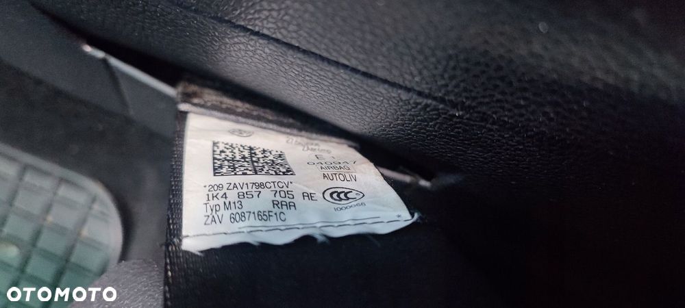 VW GOLF V KOMBI JETTA DESKA KONSOLA PODUSZKI AIRBAG PASY SENSOR KOMPLET - 4