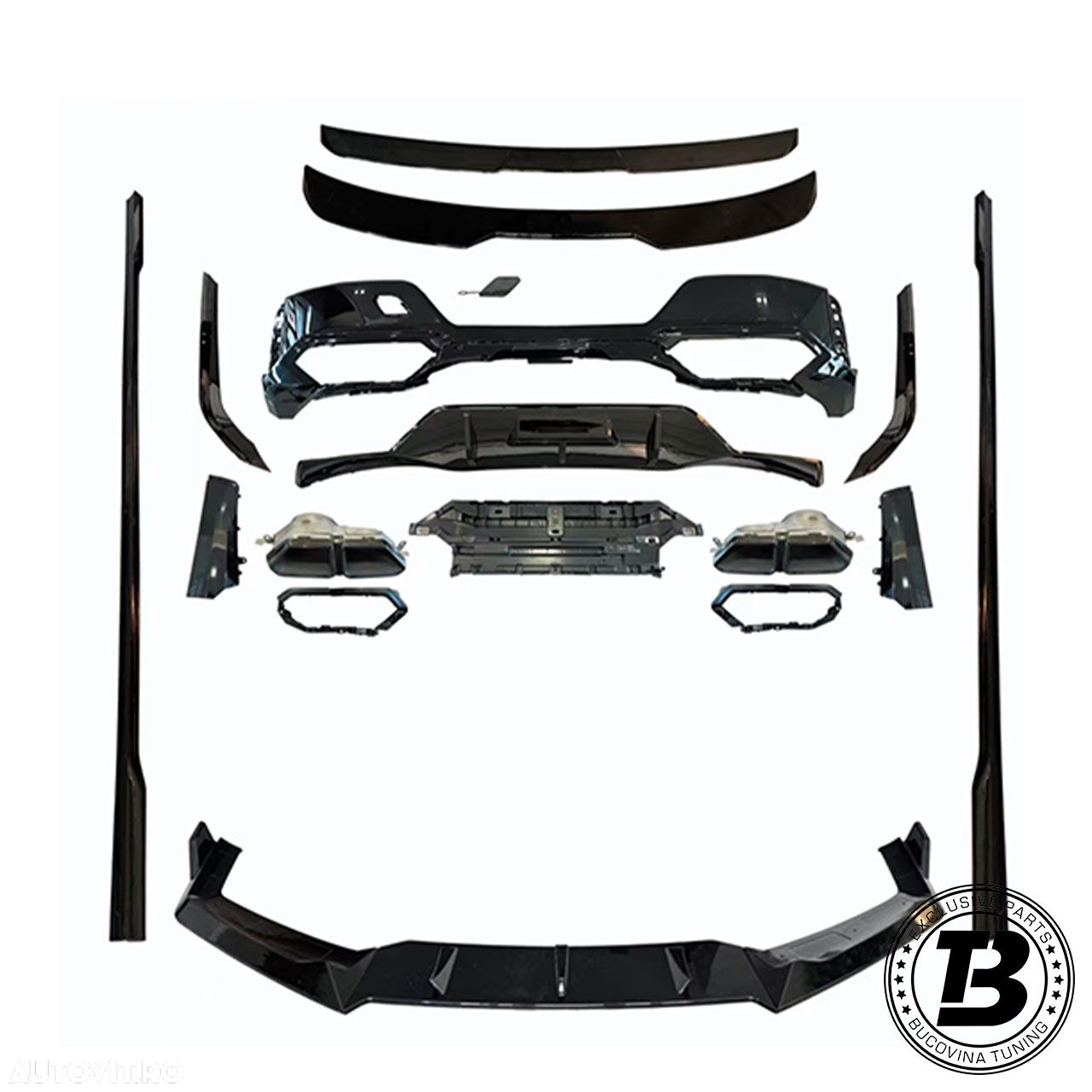 Pachet Exterior Prelungiri Aero compatibil cu BMW Seria 7 G70 M-Pack - 2