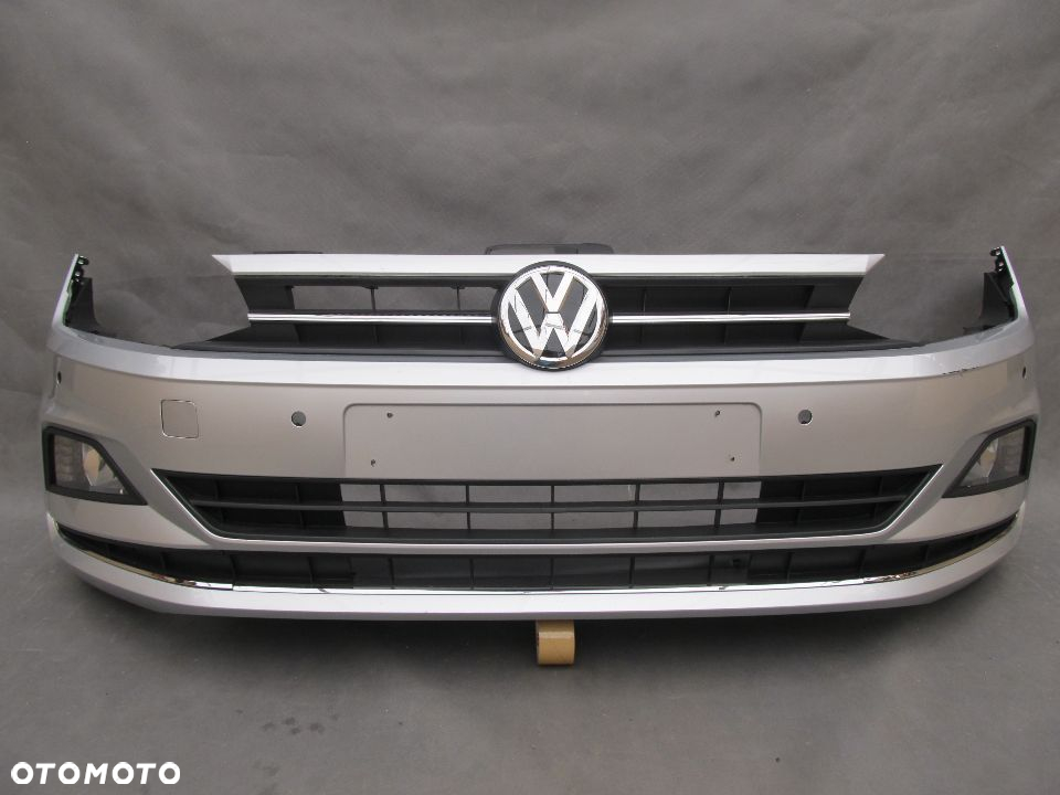 Zderzak przedni VW Polo 2G 17 - 22 Pdc-4  Lakier LA7W - 5
