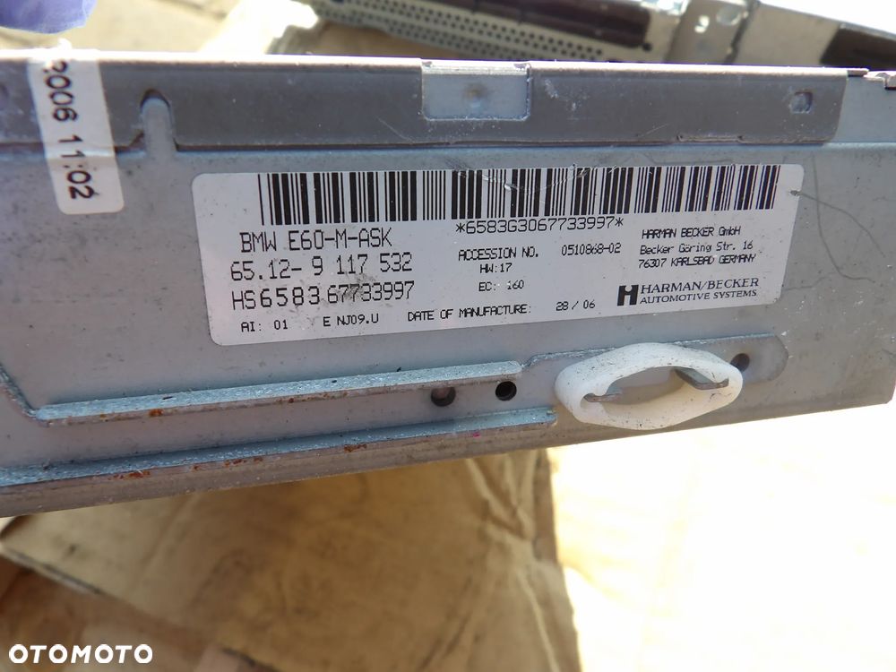 BMW - E60,E61 - RADIOODTWARZACZ CD - NAWIGACJA - 9117532 - 3